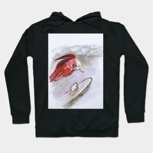 Longtails Red Betta Fish Hoodie